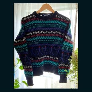 🗝 Tribal Print Columbia Ski Sweater 🗝